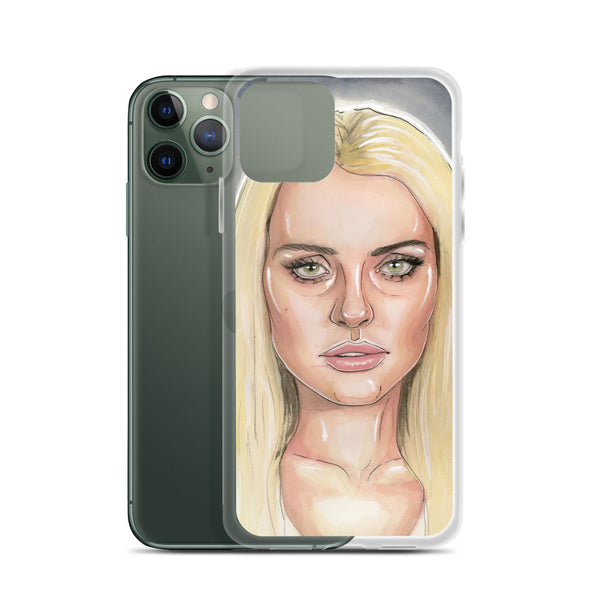 Lindsay Lohan Mugshot 5 iPhone Case