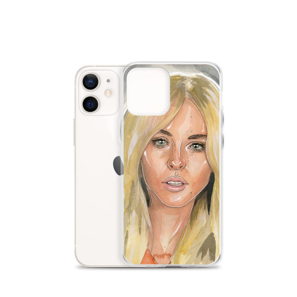 Lindsay Lohan Mugshot 1 iPhone Case