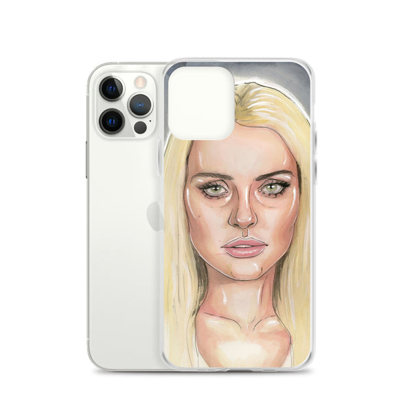 Lindsay Lohan Mugshot 5 iPhone Case