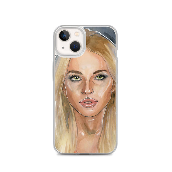 Lindsay Lohan Mugshot 2 iPhone Case