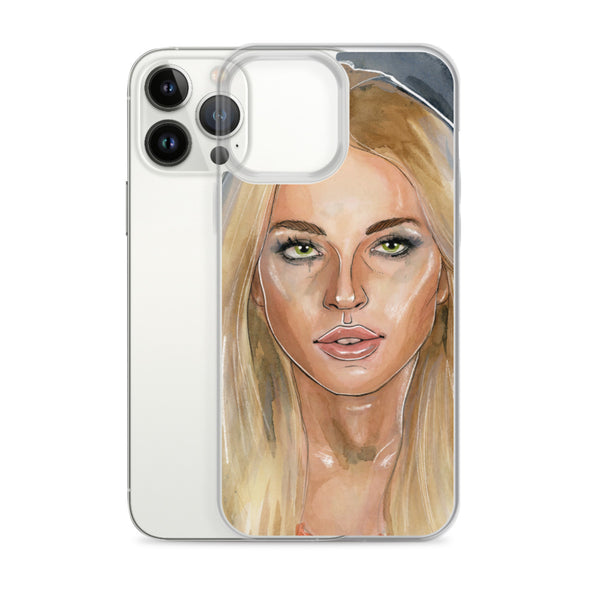 Lindsay Lohan Mugshot 2 iPhone Case