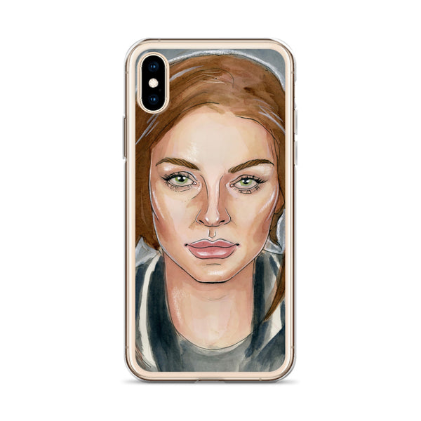 Lindsay Lohan Mugshot 6 iPhone Case